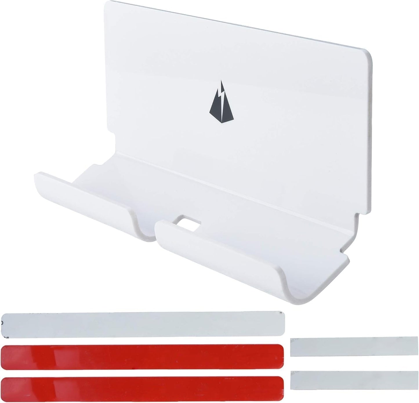 TXEsign Adhesive Wall Tablet Holder Mount Stand for Tablet Smartphones eReader Wall Holder Mount (Black)