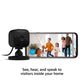 Blink Mini - Compact indoor plug-in smart security camera, 1080p HD video, night vision, motion detection, two-way audio, easy set up, Works with Alexa – 2 cameras (White)