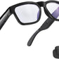 OhO Smart Glasses,Safety Glasses with Bluetooth Speaker,Indoor/Outdoor UV Protection and Voice Control,Unisex(Blue Light Lens)