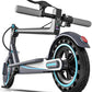 Electric Scooter Adults, Up to 22 Mph, 350W Motor Peak 500W, Foldable E-Scooter for Adults, Escooter Adults with App Control, Dual Syspension with Turn Signal Light, Dual Braking