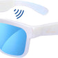 OhO Smart Glasses,Safety Glasses with Bluetooth Speaker,Indoor/Outdoor UV Protection and Voice Control,Unisex(Blue Light Lens)
