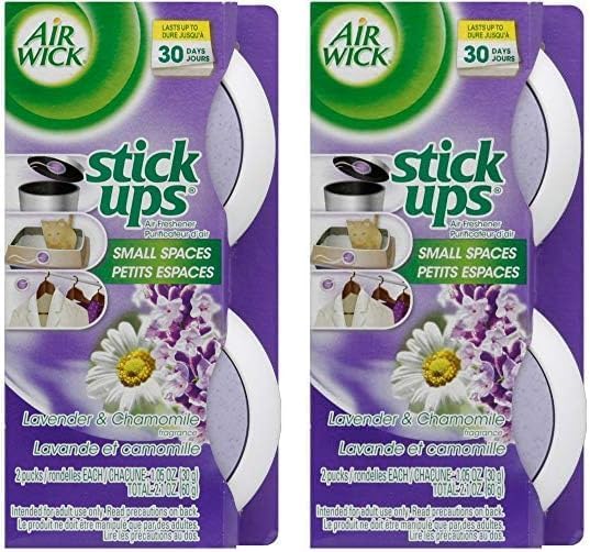 Air Wick Stick Ups Car Air Freshener, Crisp Breeze, 2ct (Packaging May Vary)