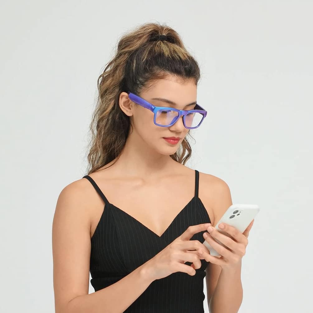 OhO Smart Glasses, Audio Glasses With Bluetooth Speaker,Reading Glasses With Voice Control and Open Ear,(Men/Women)