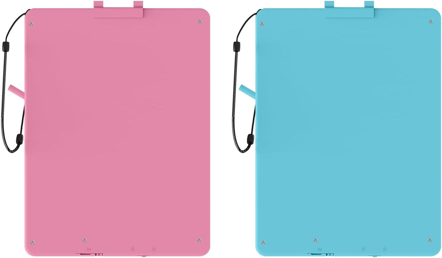SplashNSpray Drawing Tablet, 2pack LCD Writing Tablet for Kids, Colorful Toddler Doodle Board, Erasable Reusable Electronic Drawing Pads, Educational and Learning Toy for 3  Years Old Kids 8.5inch