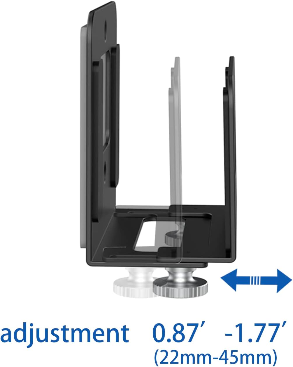 Monzlteck Adjustable Small Device Wall Mount Holder for Apple TV,ROKU,Router,Modem and Other Media Players
