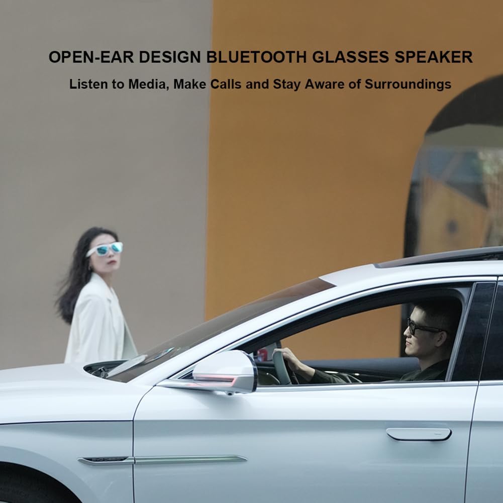 OhO Smart Glasses, Audio Glasses With Bluetooth Speaker,Reading Glasses With Voice Control and Open Ear,(Men/Women)