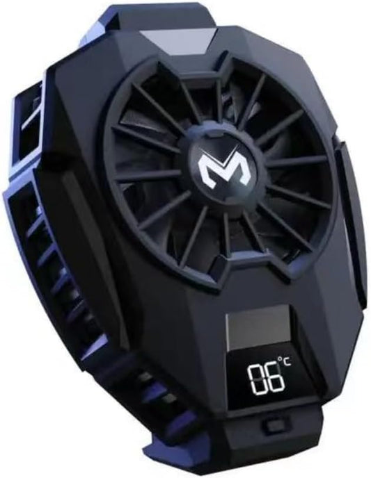 Phone Cooler for Tiktok Live Streaming, Mobile Gaming.Fast Cooling Cell Phone Refrigerator with Customized RGB Lighting, LED Temperature Display