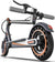 Electric Scooter Adults, Up to 22 Mph, 350W Motor Peak 500W, Foldable E-Scooter for Adults, Escooter Adults with App Control, Dual Syspension with Turn Signal Light, Dual Braking