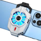 Electroplate Phone Cooling Fan, 2 Gears Cooler with Clip for iPhone, Semiconductor Quick Cooling Gaming Equipment for Travel Outdoor Live