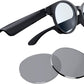Razer Anzu Smart Glasses: Blue Light Filtering &amp; Polarized Sunglass Lenses - Low Latency Audio - Built-in Mic &amp; Speakers - Touch &amp; Voice Assistant Compatible - 5hrs Battery - Rectangle/Small