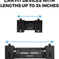 HumanCentric Cable Box Mount and Modem Mount, Adjustable Wall Mount for Small and Wide Devices Like Cable Boxes, Modems, DVD Players, Streaming Media Devices, Mount on The Wall Behind TV