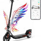 TST Electric Scooter for Adults, Up to 19 MPH and 20/30 Miles Long-Range, 500W Peak Motor Foldable E Scooter, 10&#34; Solid Rear Tire and Pneumatic Front Tire, Dual Braking System and App Control