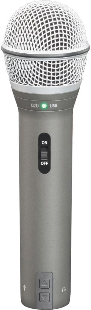 Samson Technologies Q2U USB/XLR Dynamic Microphone Recording and Podcasting Pack (Includes Mic Clip, Desktop Stand, Windscreen and Cables), Silver