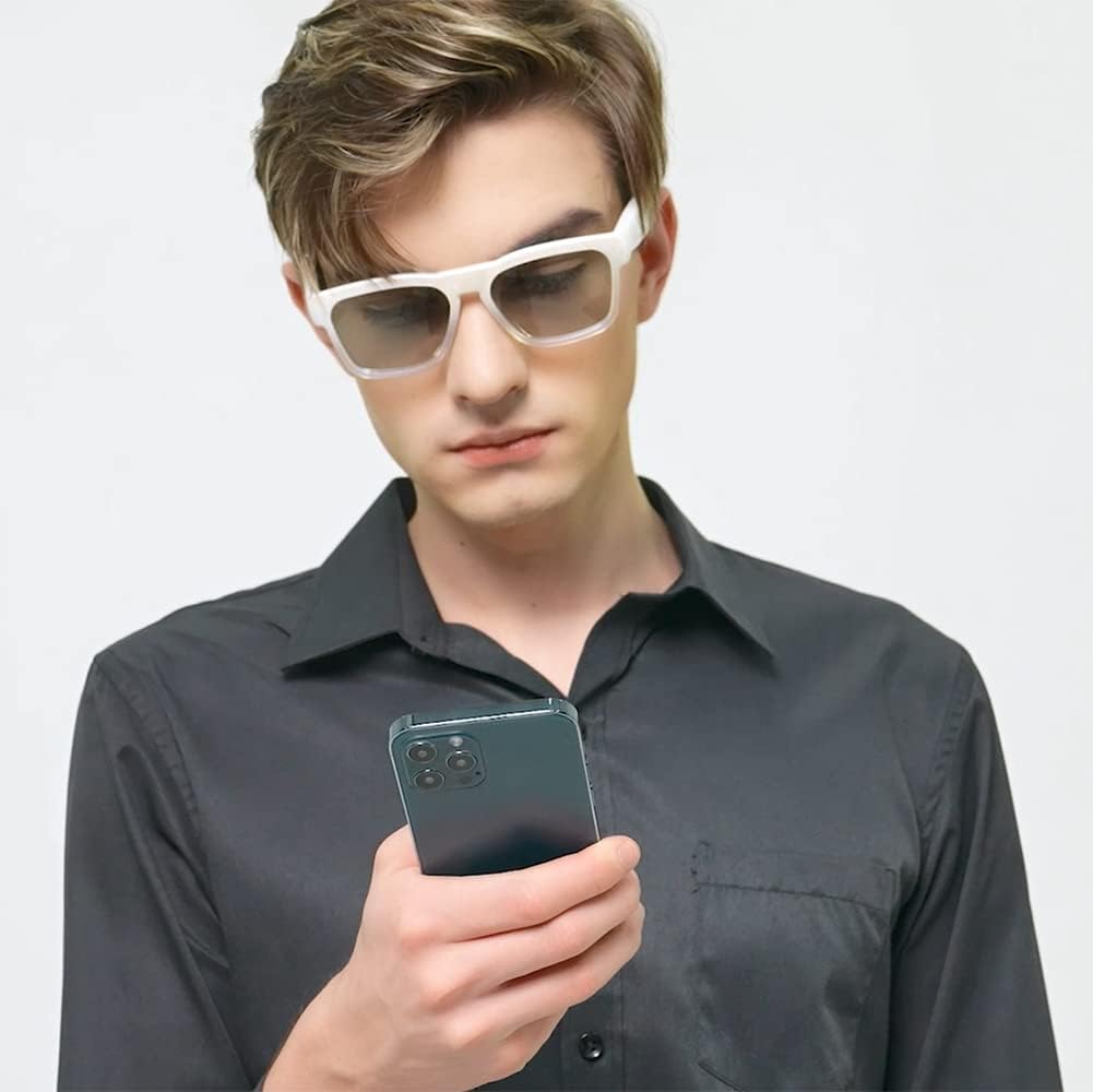 OhO Smart Glasses, Audio Glasses With Bluetooth Speaker,Reading Glasses With Voice Control and Open Ear,(Men/Women)