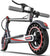 Electric Scooter Adults, Up to 22 Mph, 350W Motor Peak 500W, Foldable E-Scooter for Adults, Escooter Adults with App Control, Dual Syspension with Turn Signal Light, Dual Braking