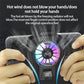 Phone Cooler for Tiktok Live Streaming, Mobile Gaming.Fast Cooling Cell Phone Refrigerator with Customized RGB Lighting, LED Temperature Display