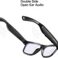 OhO Smart Glasses,Safety Glasses with Bluetooth Speaker,Indoor/Outdoor UV Protection and Voice Control,Unisex(Blue Light Lens)