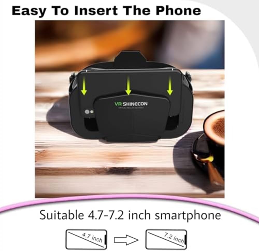 VR Headset Virtual Reality VR Glasses VR Helmet for iPhone Android Smartphones