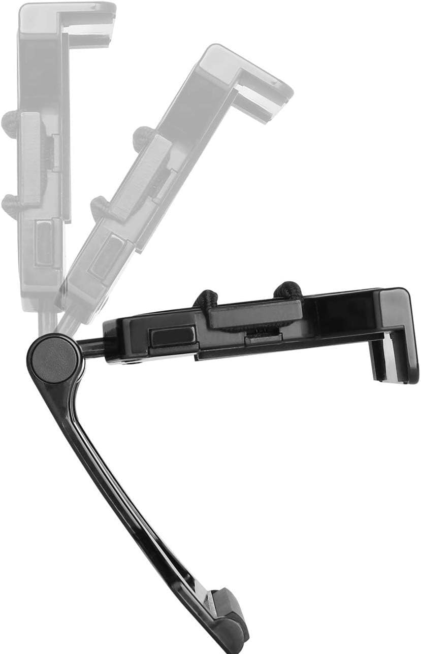 Mount Plus MP-APM-03-01 Top Shelf TV 5-inch Wide Flat Panel Adjustable Clip Mount Holder for Streaming Device, Media Boxes, Speakers Mount Made for Apple TV (1 Pack 5 Inch)