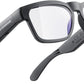 OhO Smart Glasses,Safety Glasses with Bluetooth Speaker,Indoor/Outdoor UV Protection and Voice Control,Unisex(Blue Light Lens)