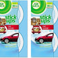 Air Wick Stick Ups Car Air Freshener, Crisp Breeze, 2ct (Packaging May Vary)