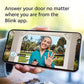 Blink Video Doorbell   3 Outdoor 4 smart security cameras (4th Gen) with Sync Module 2 | Two-year battery life, motion detection, two-way audio, HD video, Works with Alexa