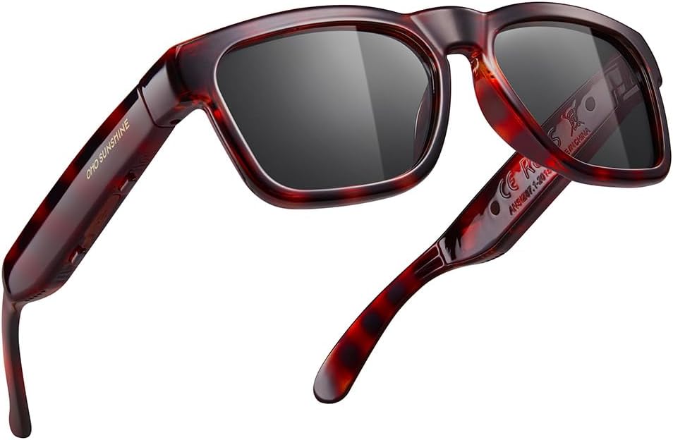 OhO Smart Glasses, Audio Glasses With Bluetooth Speaker,Reading Glasses With Voice Control and Open Ear,(Men/Women)