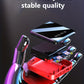 Hinne 10000mAh large capacity mobile power 5V2.1A Portable USB charger Charging bank suitable for Android/Apple devices (2xUSB output), with LED lighting, LED digital power display, safe and stable polymer lithium battery