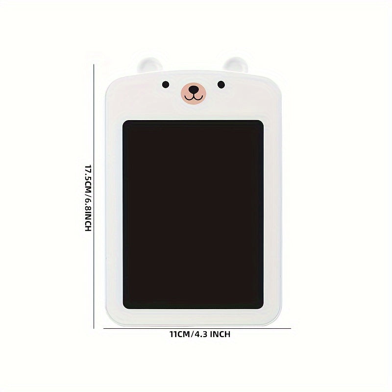 Cartoon LCD Writing Tablet - 6.5-Inch, One-Click Clear, Drawing Pad, Electronic Doodle Board with Colorful Screen, ABS Material, Battery Powered (Button Cell ≥20mm) - For Kids
