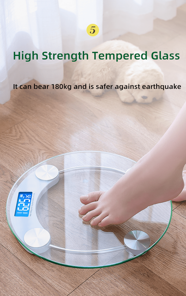 Smart Digital Bathroom Scales with LCD Display
