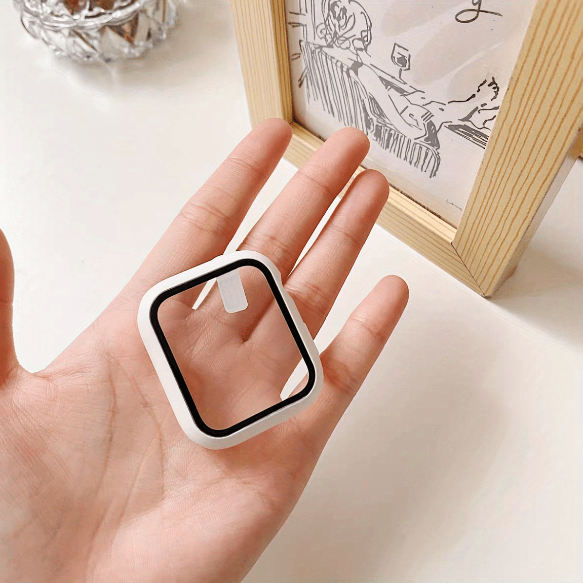 Matte Watch Case For iWatch 45mm 41mm 44mm 40mm 42mm 38mm, Screen Protector For Iwatch SE 8 7 6 5 4 3 2 1