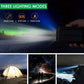 Solar Power Bank: Portable Charger with Dual LED Flashlights, USB Input/Output & Waterproof Solar Panel