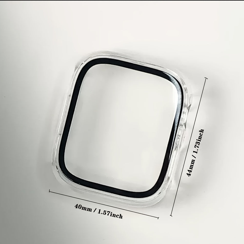 Premium Hard Plastic Screen Protector for Apple Watch Series 8/7/6/5/4/SE - 45/44/42/41/40/38mm Sizes