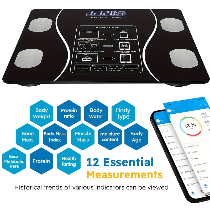 Smart Scale - Wireless With Body Composition Analyzer