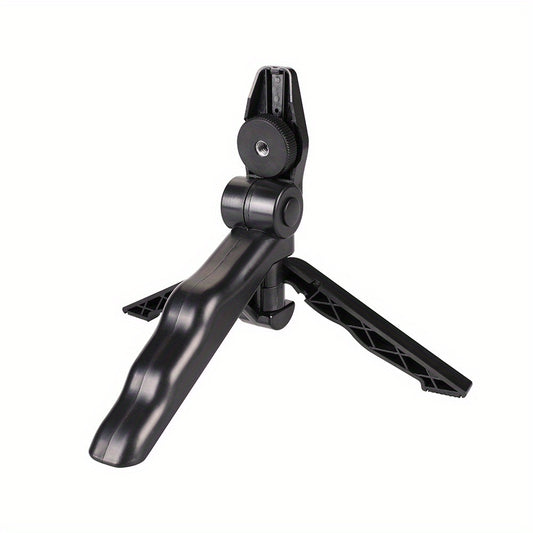 5-in-1 Stabilizer LED Fill Light Desktop Stand for Handheld Selfies, Interviews, Pivoting Lightweight Portable Tripod
