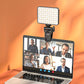 [Popular Choice] HOOSHU Selfie Ring Light Rechargeable 80 LED 3 Models Clip on Selfie Ring Light for Phone, Laptop, Live Stream, Tablet Meeting, Make up