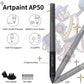 Drawing Tablet with Screen GAOMON PD1561 Drawing Monitor Art Tablet with Adjustable Stand, 10 Shortcut Keys, Tilt Support, Battery-Free Pen, 15.6-inch Graphics Tablet for Mac, Windows PC