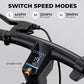 SISIGAD Electric Scooter Adults 8.5 Inch Tires, 300W Motor Peak 500W, Max 19 Mph Speed, 15 Miles Long Range, Portable Folding E-Scooter for Commuting with Dual Brakes, APP Control, Slate Gray
