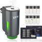 Smart Car Air Freshener, 3 Levels of Adjustable Intensity, Aroma Rechargeable Aroma Diffuser, Adjustable Aroma Diffuser, 220mAh Built-in， Fresh Intense Ocean Perfume