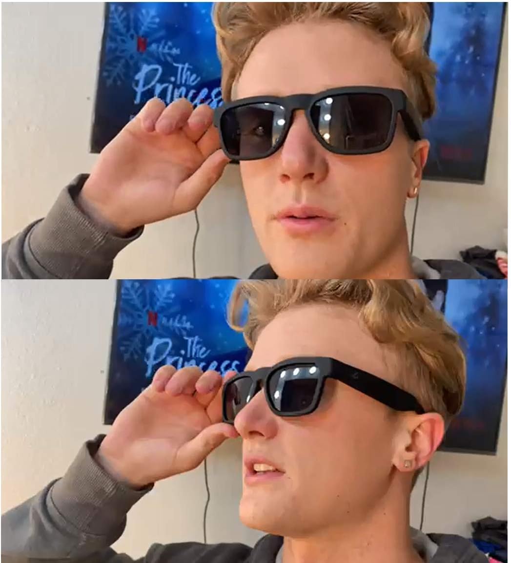 OhO Smart Glasses, Audio Glasses With Bluetooth Speaker,Reading Glasses With Voice Control and Open Ear,(Men/Women)
