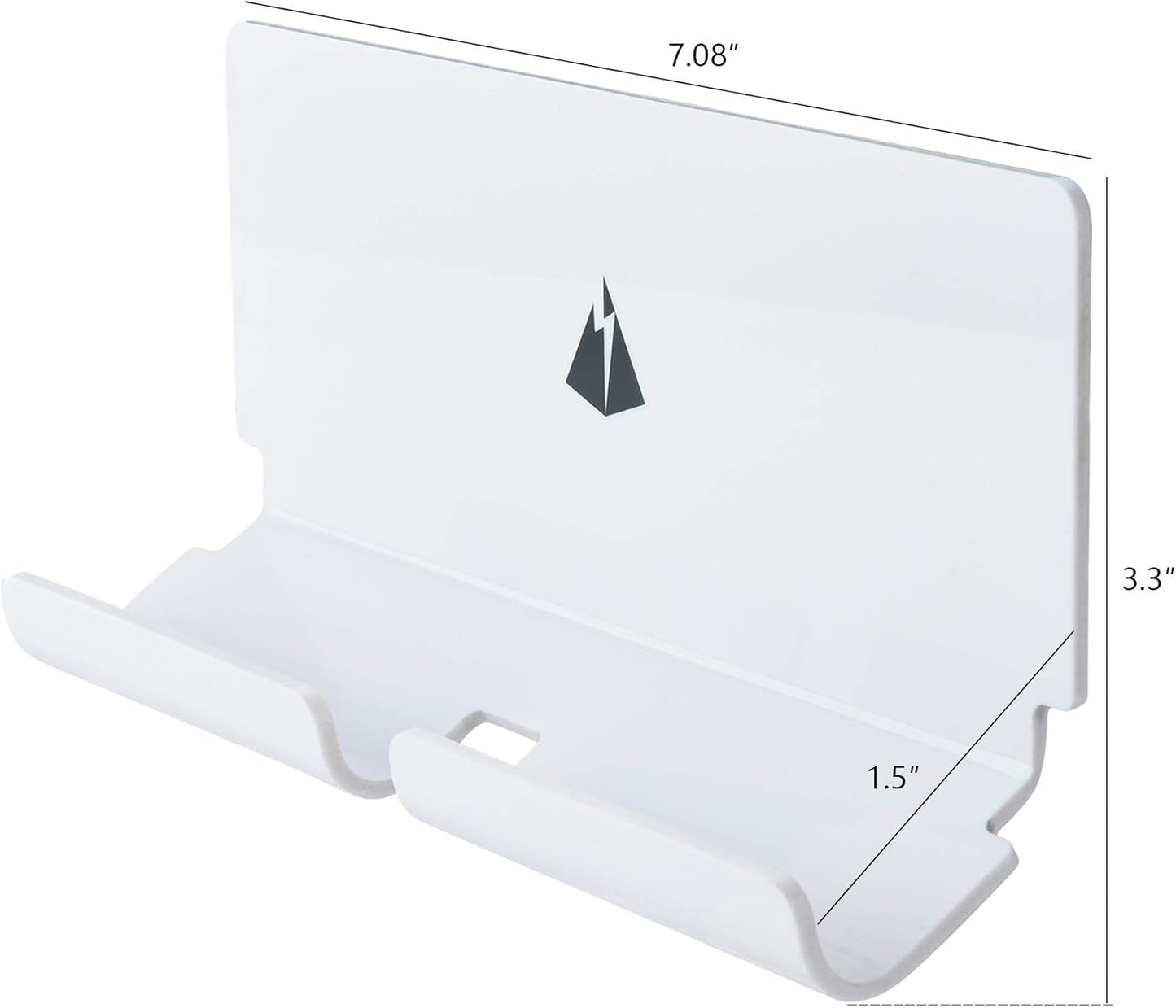 TXEsign Adhesive Wall Tablet Holder Mount Stand for Tablet Smartphones eReader Wall Holder Mount (Black)