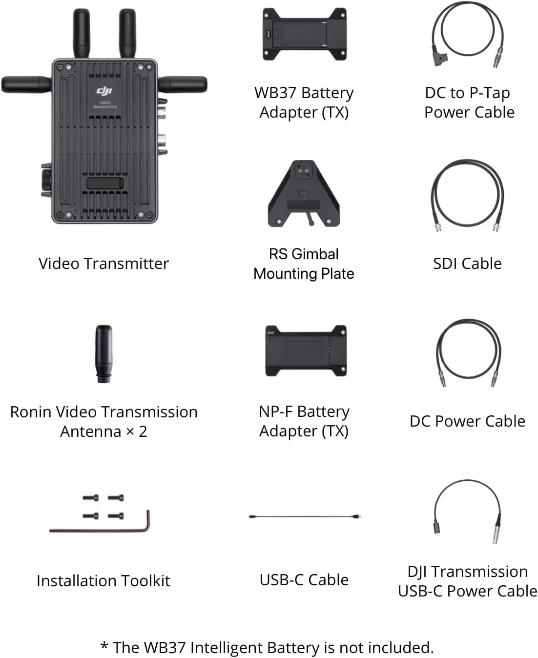 DJI Transmission (High-Bright Monitor Combo), 20,000ft 1080p/60fps Transmission, Transmitter and High-Bright Monitor, Integrated Wireless Receiver, Gimbal/Focus/Camera Control, Independent Recording