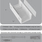 NOTMBESTM Under Desk Laptop Holder Under Desk Rack Mount for Keyboard &amp; Small Devices Also Fit for Cable Box Wall Mount Tray Organizer Like Routers, Modems, Network Switch and More