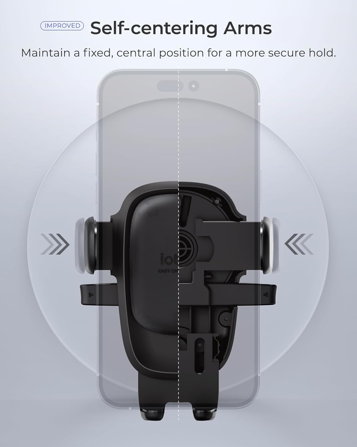 iOttie Easy One Touch 6 Universal Car Mount Dashboard &amp; Windshield Suction Cup Phone Holder for iPhone Samsung, Google, All Smartphones