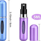QMOEH Refillable Perfume Atomizer Travel,8Pcs 5ML Portable Mini Pocket Perfume Atomizer Bottle Spray for Women Mens Small Mister Spray Bottle for Travel Accessories