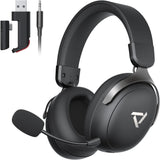PRISMXR Wireless Gaming Headset Compatible with Quest 3S/3/2, PS5/4, PC, up to 80-hr Battery, 2.4Ghz USB Gaming Headphones with Bluetooth, 7.1 Virtual Surround Sound – Vega Q1