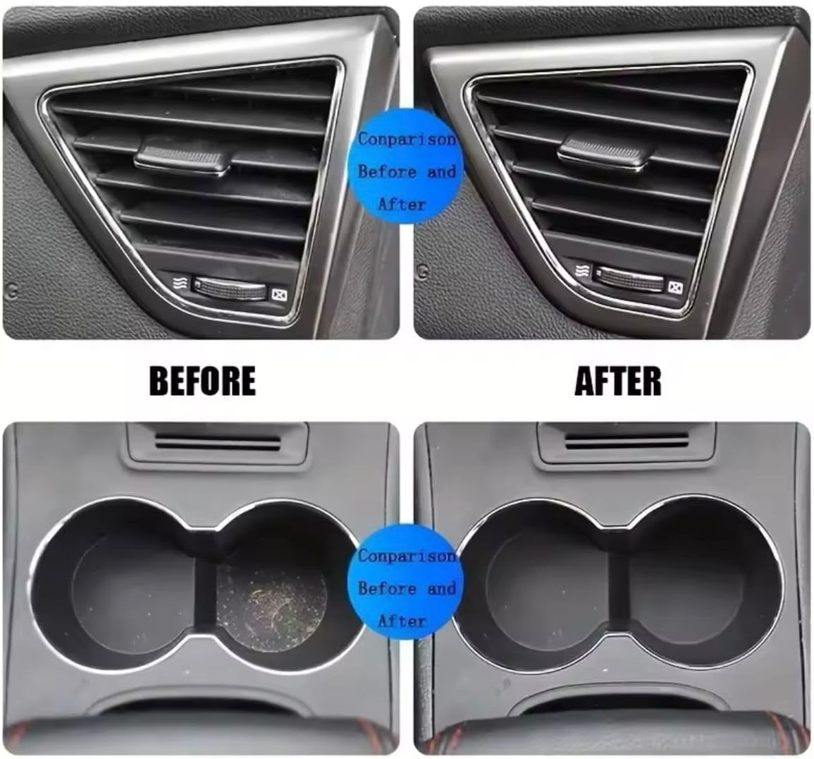 Aydicon Car Cleaning Gel Universal Detailing Gel Automotive Dust Car Crevice Cleaner Slime Auto Air Vent Interior Detail Removal for Car Putty Cleaning Keyboard Cleaner Car Accessories Blue