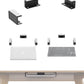 NOTMBESTM Under Desk Laptop Holder Under Desk Rack Mount for Keyboard &amp; Small Devices Also Fit for Cable Box Wall Mount Tray Organizer Like Routers, Modems, Network Switch and More