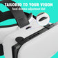 Orzly VR Headset Designed for Nintendo Switch &amp; Switch OLED Console with Adjustable Lens for a Virtual Reality Gaming Experience and for Labo VR - White - Gift Boxed Edition