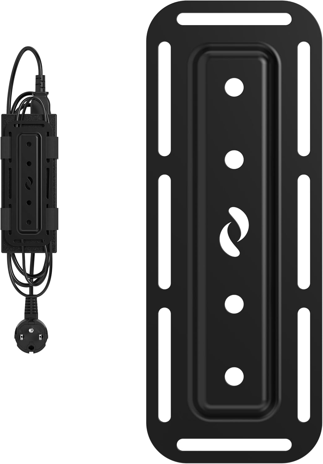 HumanCentric Cable Box Mount and Modem Mount, Adjustable Wall Mount for Small and Wide Devices Like Cable Boxes, Modems, DVD Players, Streaming Media Devices, Mount on The Wall Behind TV